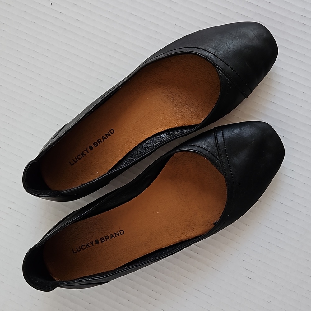 Lucky Brand Black Flats